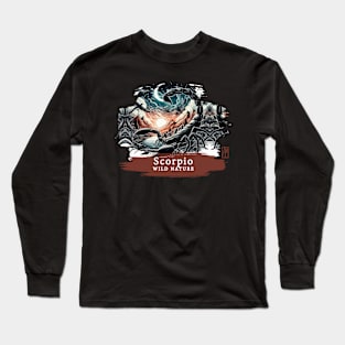 Scorpio - WILD NATURE - SCORPIO -3 Long Sleeve T-Shirt